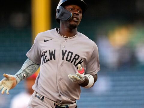 Spencer Jones and Jazz Chisholm Jr. homer early to back Gerrit Cole in Yankees’ 7-3 win over Angels Spencer Jones and Jazz Chisholm Jr. homer early to back Gerrit Cole in Yankees' 7-3 win over Angels