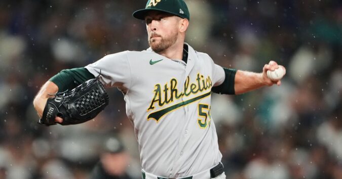 Springs throws 7 shutout innings, Muncy homers as A's beat Mariners 6-2
