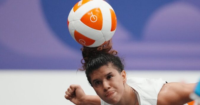 Teqball gets its kicks with a quick premier at the Asian Games.