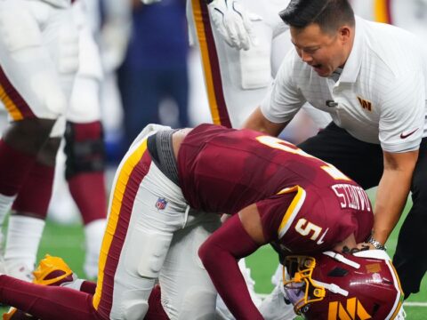 The Commanders are 0-2 and already dealing with another injury to their franchise quarterback The Commanders are 0-2 and already dealing with another injury to their franchise quarterback