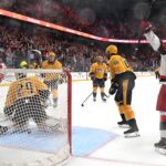 The Hurricanes storm back to stun the Predators, giving the Greensboro crowd a show