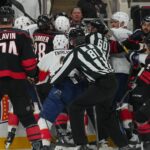 The Panthers beat the overtime buzzer, ruining a banner night for the Hurricanes