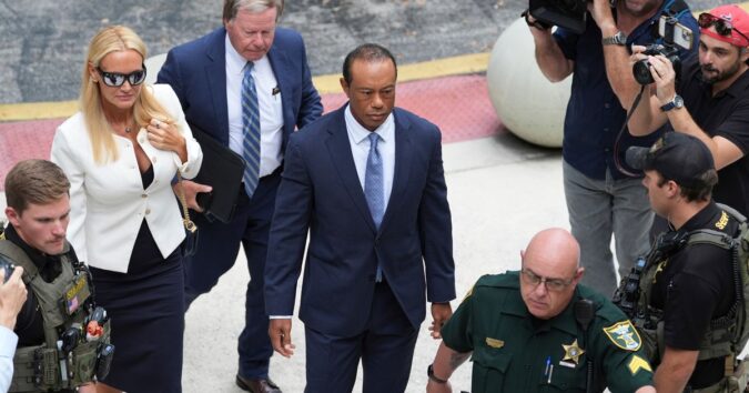 Tiger Woods pleads no contest to reckless driving charge over rollover crash in Florida