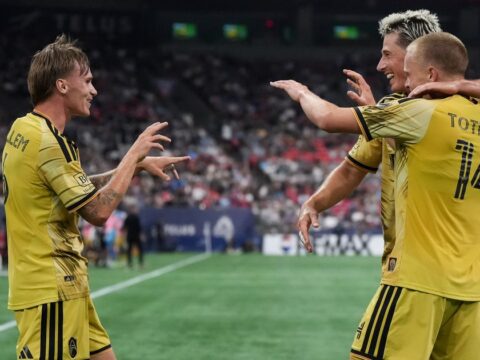 Tomas Totland and Conrad Wallem score 4 minutes apart as St. Louis City beats the Whitecaps 3-1
