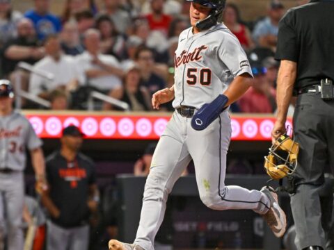 Torkelson homers to start 5-run 12th, Tigers top Twins 11-6