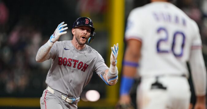 Trevor Story’s 3-run homer lifts Red Sox to 4-3 win, dropping Rangers into 2nd place in AL West Trevor Story's 3-run homer lifts Red Sox to 4-3 win, dropping Rangers into 2nd place in AL West