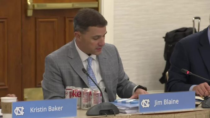 UNC chancellor speaks to Board of Trustees for first time since football investigation