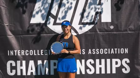 Xu Finishes Runner-Up at ITA All-American; Three Blue Devils Earn NCAA Singles Invites Xu Finishes Runner-Up at ITA All-American; Three Blue Devils Earn NCAA Singles Invites