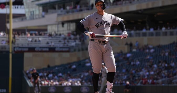 Yankees star Aaron Judge has injection in sore right calf, making status for postseason uncertain