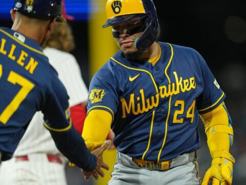 Yelich, Turang homer as Brewers win 99th game of season, delay Phillies’ possible playoff clinch