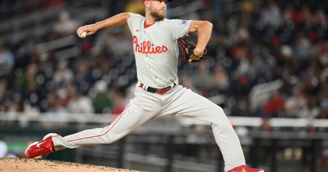 Zack Wheeler pitches 7 innings in the Phillies’ 3-0 victory over the Nationals Zack Wheeler pitches 7 innings in the Phillies' 3-0 victory over the Nationals