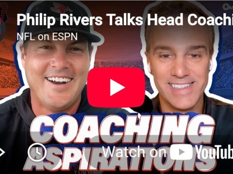 WATCH: Philip Rivers Talks About Prepping for a Head Coaching Gig on ‘Moving The Sticks’ ESPN Podcast