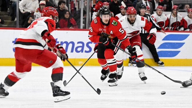 A Windy City clash with the Blackhawks begins a very busy weekend for the Hurricanes