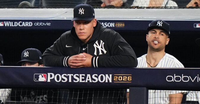 Aaron Judge left off Yankees’ Division Series roster vs. Rays while he recover from calf strain