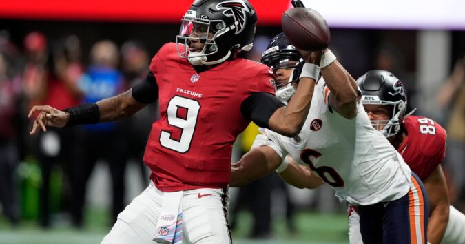 After slow start in loss to Bears, Penix and Falcons have urgency to turn their season around