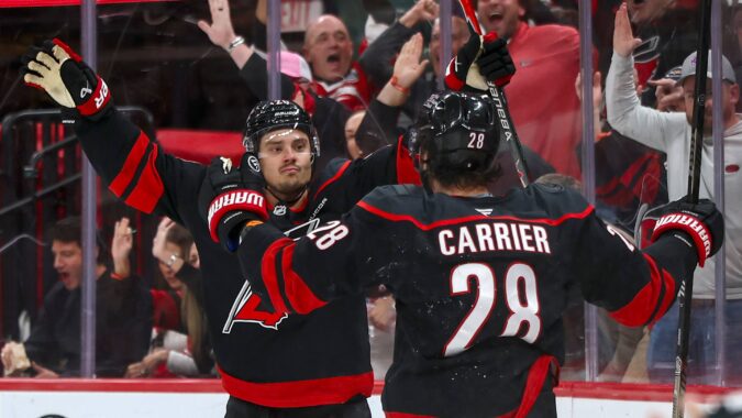 Aho breaks the deadlock late to back the Hurricanes’ tough victory over the Bruins