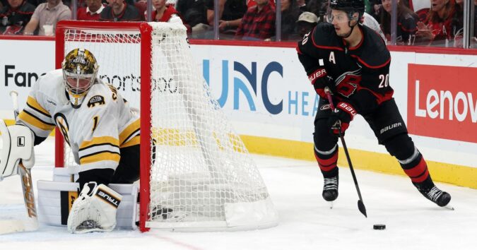 Aho’s late goal helps Kochetkov improve to 8-0-0 as Hurricanes beat Bruins 2-1 Aho’s late goal helps Kochetkov improve to 8-0-0 as Hurricanes beat Bruins 2-1