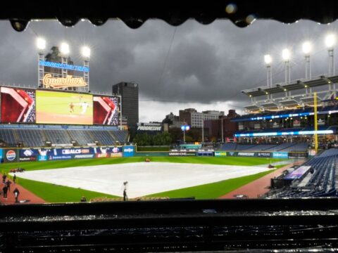 ALCS Game 4 postponed by rain; Rays and Guardians to resume series Saturday