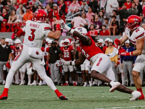 Bailey’s Career Day, Turnover-Hungry Defense Propels Pack Past Louisville Bailey’s Career Day, Turnover-Hungry Defense Propels Pack Past Louisville