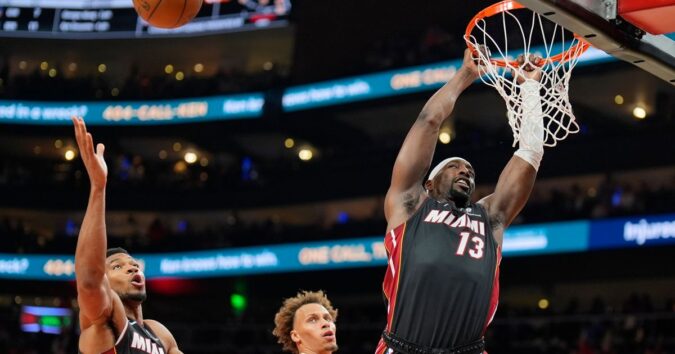 Bam Adebayo passes longtime teammate Udonis Haslem as Heat’s career leader in rebounds Bam Adebayo passes longtime teammate Udonis Haslem as Heat’s career leader in rebounds