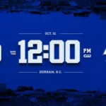 Boston College at Duke Kick Set for 12 p.m.
