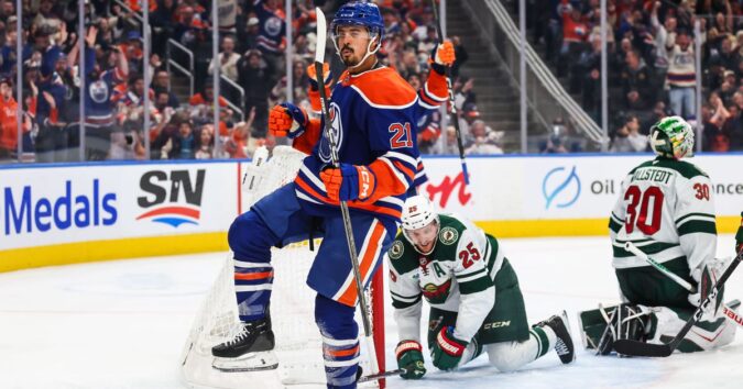 Bouchard scores in OT to lift the Oilers past the Wild, 4-3
