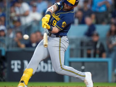 Brewers slugger Jake Bauers wins NLCS MVP award against hometown Dodgers