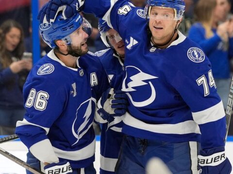 Carlson scores twice to help the Lightning beat the Wild 3-2 Carlson scores twice to help the Lightning beat the Wild 3-2