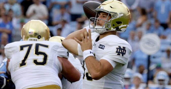 Carr, ground game help No. 3 Notre Dame push past North Carolina 37-26 for 15th straight win Carr, ground game help No. 3 Notre Dame push past North Carolina 37-26 for 15th straight win