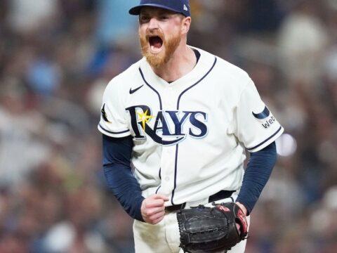 Chase DeLauter and José Ramírez lead the Guardians to a 7-3 win over the Rays in Game 1 of the ALCS Chase DeLauter and José Ramírez lead the Guardians to a 7-3 win over the Rays in Game 1 of the ALCS