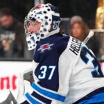 Connor Hellebuyck is not a Carolina Hurricane, but he found a new home in the Metro