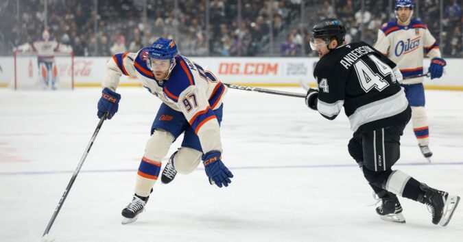 Connor McDavid’s 3-point first period propels Oilers past winless LA Kings 4-1 for 5th straight win