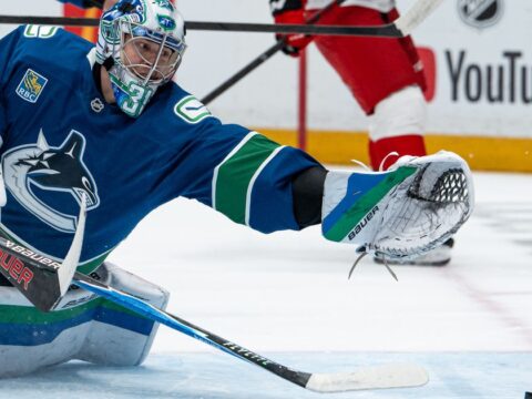 Defending champion Hurricanes beat Canucks 6-3 to take NHL lead