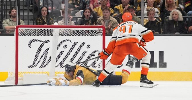 Ducks open the season with a 4-3 victory over the Golden Knights