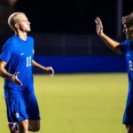 Duke Blanks Greensboro College, 2-0