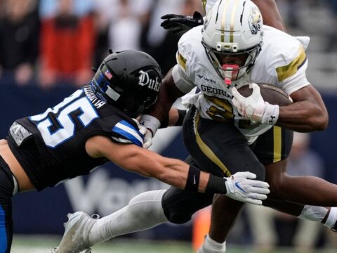 Duke falls to Georgia Tech after missed FG in first loss of season, 28-25 Duke falls to Georgia Tech after missed FG in first loss of season, 28-25