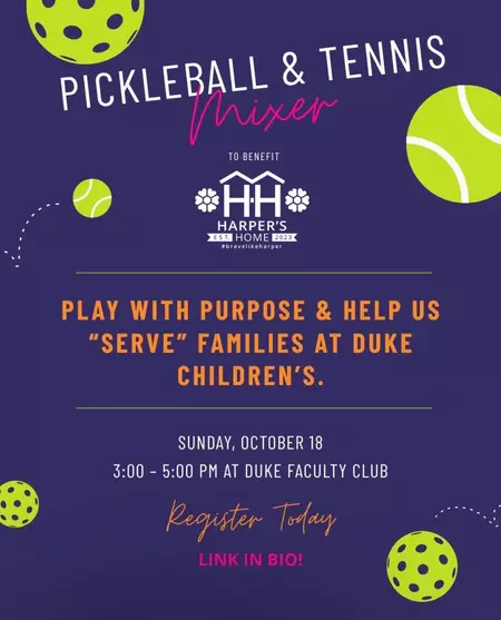 Duke Men’s Tennis Partners with Harper’s Home