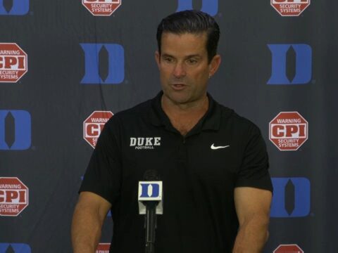 Duke’s Manny Diaz talks 4-0 Blue Devils game at Georgia Tech