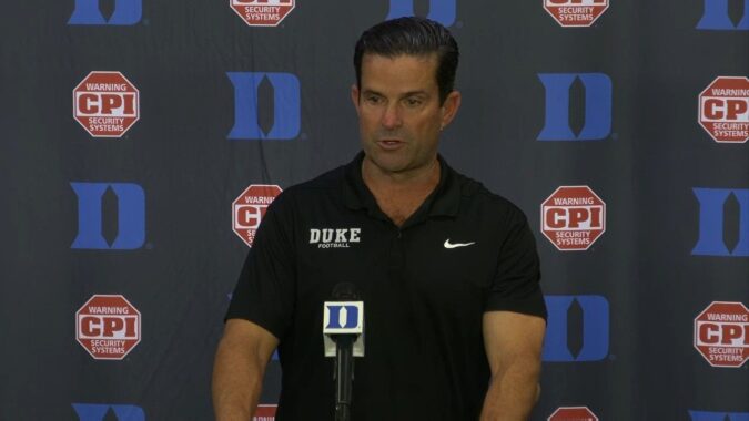 Duke’s Manny Diaz talks 4-0 Blue Devils game at Georgia Tech
