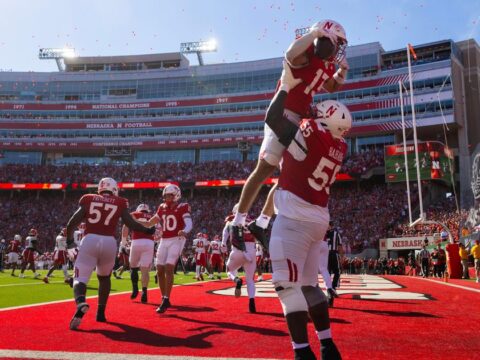 Dwayne McDougle’s pick-6 turns game Nebraska’s way in a 48-23 victory over Maryland