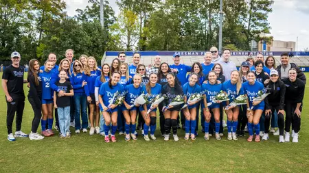 Eight Blue Devils Honored Saturday for Senior Day