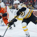 Elias Lindholm's big 3rd period sparks streaking Bruins' comeback for 4-2 win over Ducks