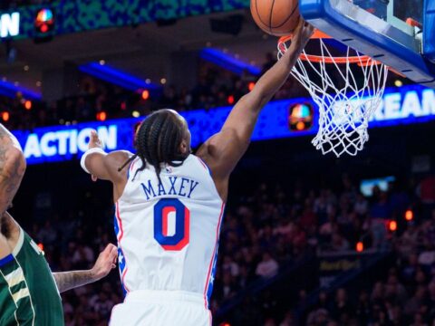 Embiid posts triple-double with LeBron out to keep 76ers perfect in 127-116 win over Bucks Embiid posts triple-double with LeBron out to keep 76ers perfect in 127-116 win over Bucks