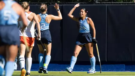 Goals From Barbacci And Bruder Lead Field Hockey To 2-1 Win Over Syracuse