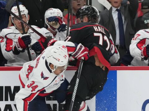 Hall and Jarvis get injury updates, while the rookies join the Hurricanes on the ice Hall and Jarvis get injury updates, while the rookies join the Hurricanes on the ice