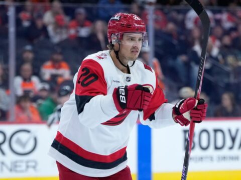 Hurricanes beat the Flyers 3-2 in OT for their first win as Aho scores 2
