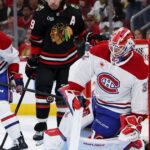Jake Evans scores twice in the Canadiens' 4-1 victory over the Blackhawks