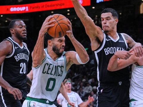 Jayson Tatum hits a buzzer-beating jumper in OT to give the Celtics a 125-124 win over the Nets Jayson Tatum hits a buzzer-beating jumper in OT to give the Celtics a 125-124 win over the Nets