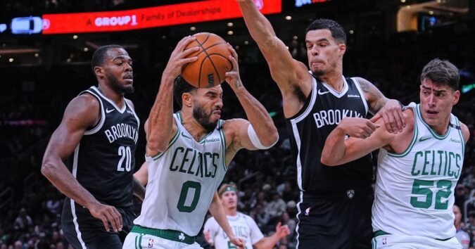 Jayson Tatum hits a buzzer-beating jumper in OT to give the Celtics a 125-124 win over the Nets