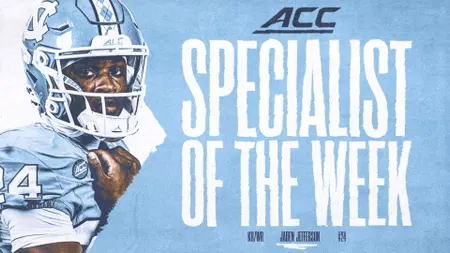 Jefferson Named ACC Specialist Of The Week Jefferson Named ACC Specialist Of The Week